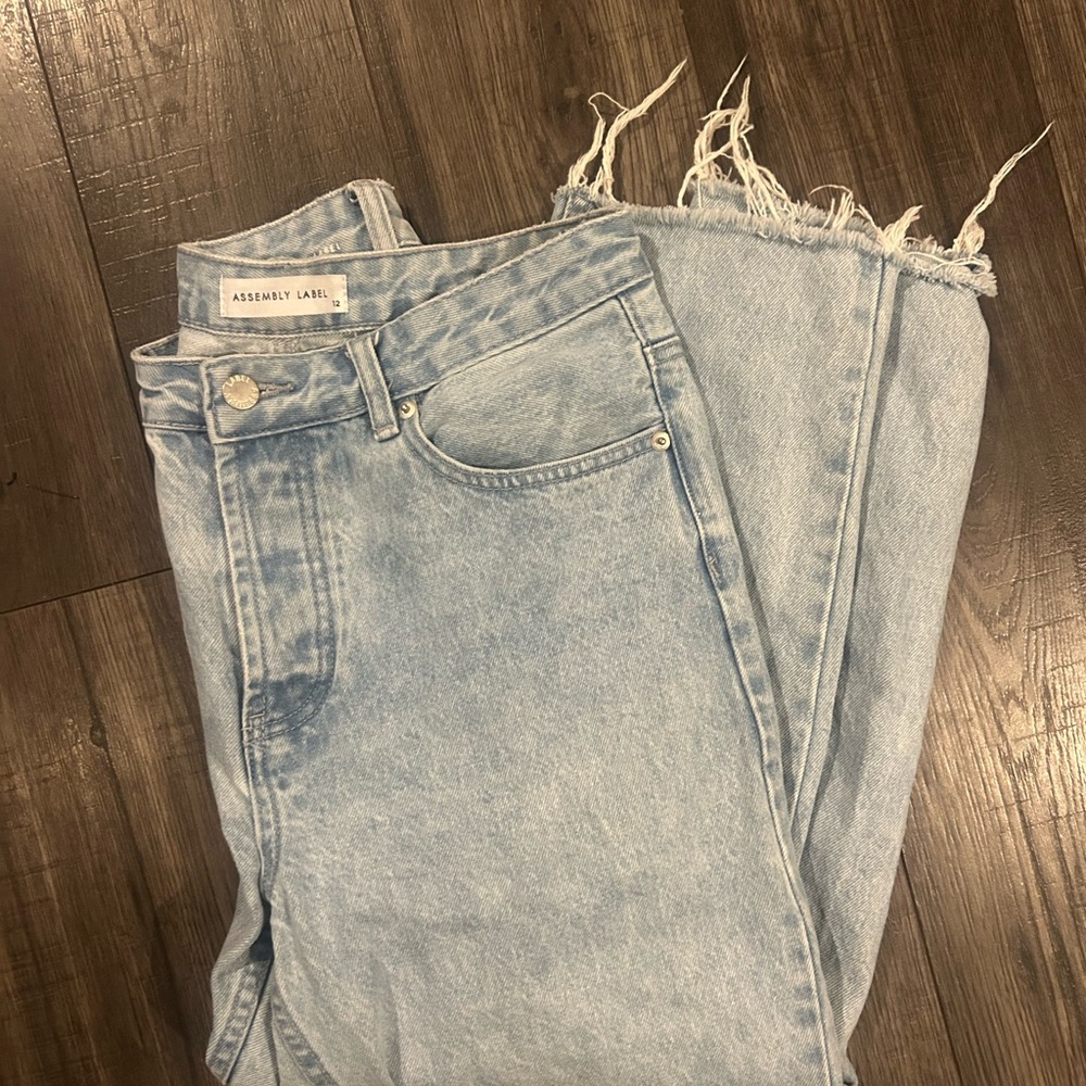 Assembly Label Light Blue Straight Leg Jeans